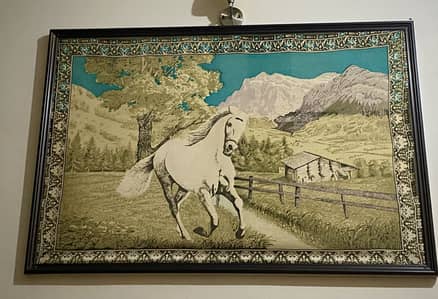 Big Size Horse Wall Hanging | Luxury Frame | Karachi