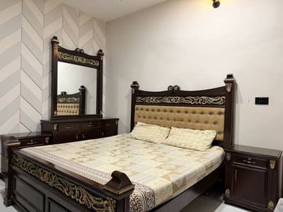 Bed King Size + Side Tables + Dressing Solid Wood for Sale