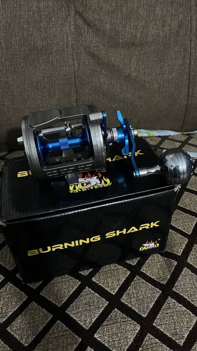 Fishing Reel Burning Shark