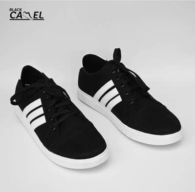 Black Camel Casual Sneakers for Mens