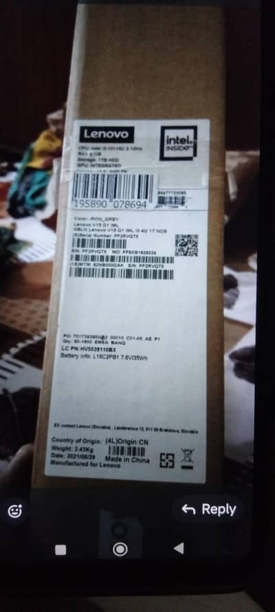 Lenovo V15 G1 IML