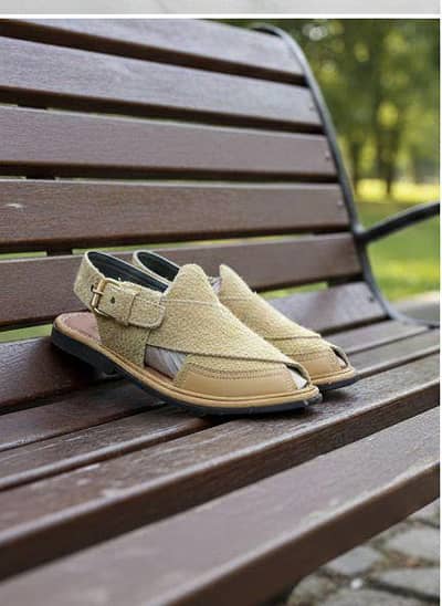 Premium Suede Kaptaan Peshawari Chappal – Handmade Soft Leather Sandal