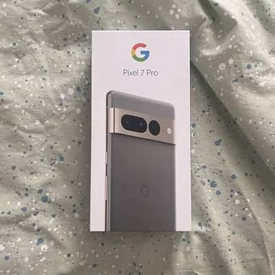 google pixel 7 pro mobile phone complete box