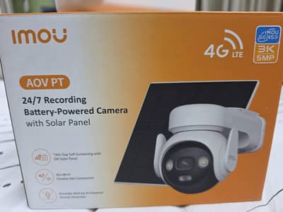 imou AOVPT Battery camera powered with solar  panels