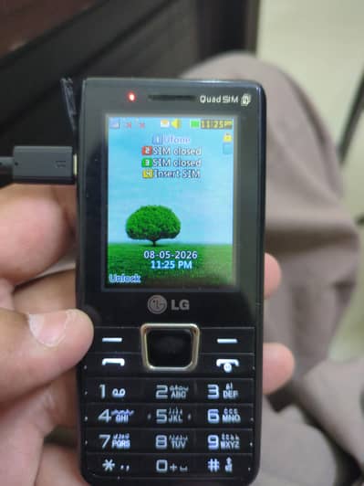 LG A-395 Quad Sim antique Keypad Phone