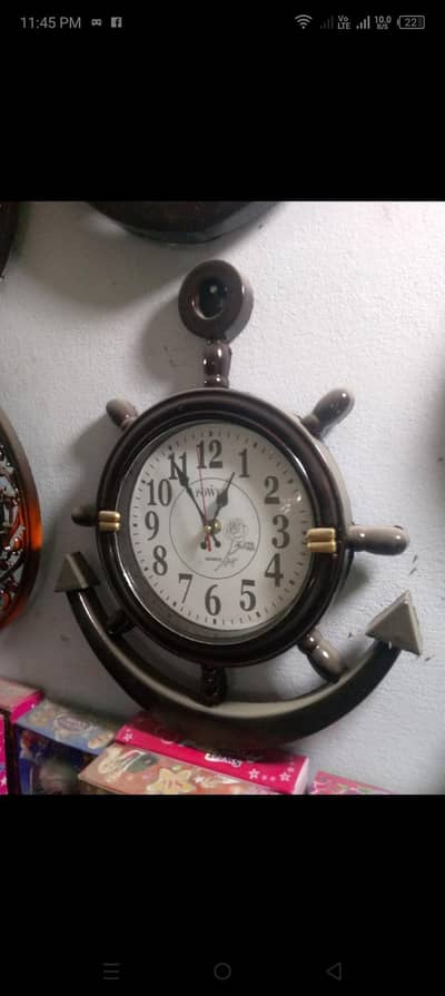 anchor wall clock