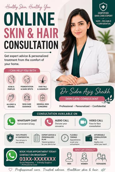 Online consultation Availabile by a certified doctor