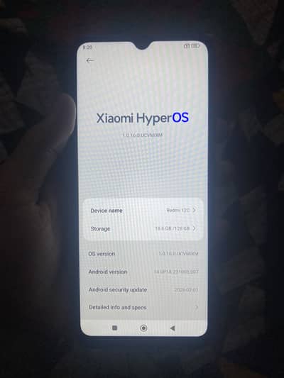 Redmi 12c 4gb 128gb all ok condition pic mein dekh lo exchange possibl