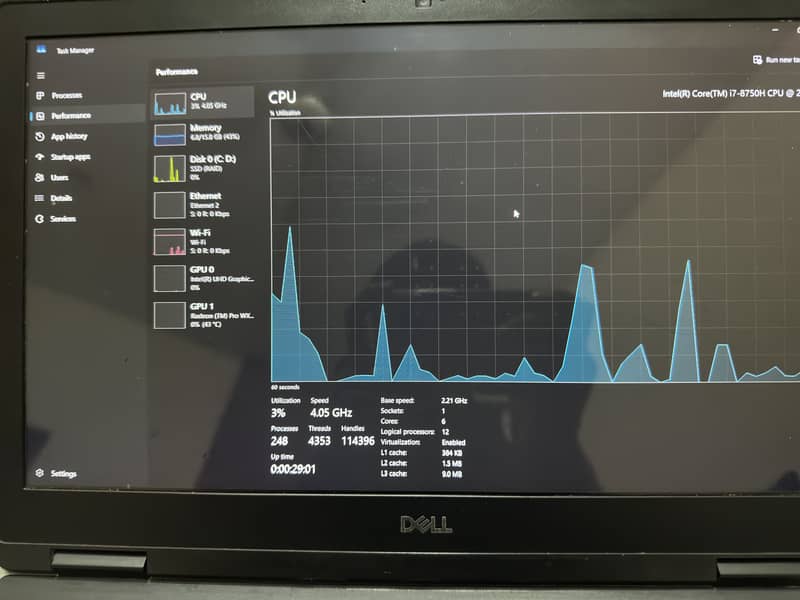 Dell precision 7530 12