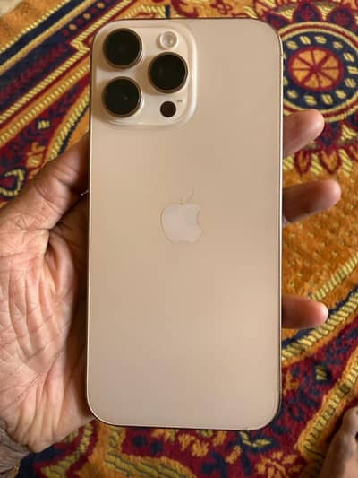 Title I phone 16 pro max JV Desert titanium256gb  with box