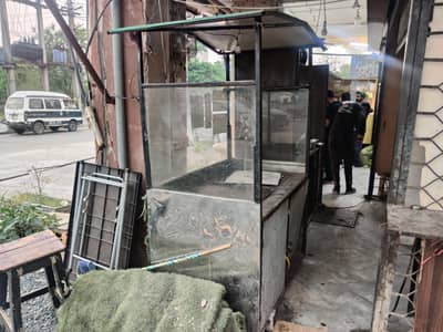 food cart fryer and hot plate