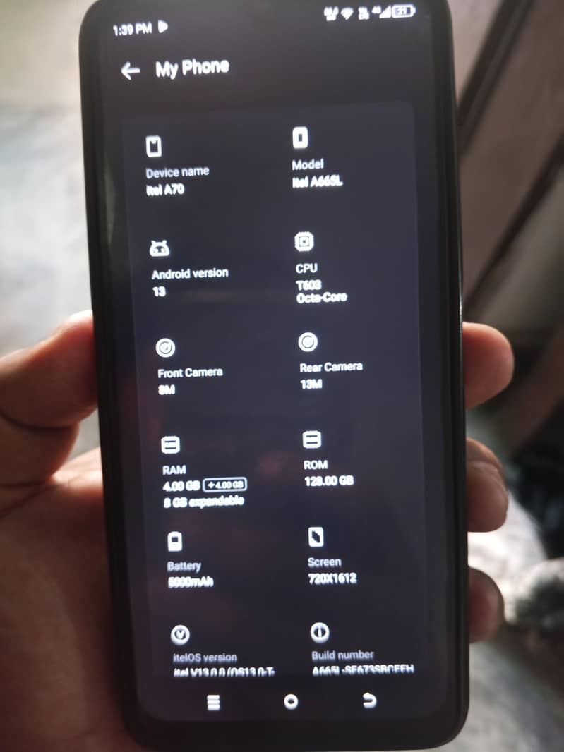 itel A70 2
