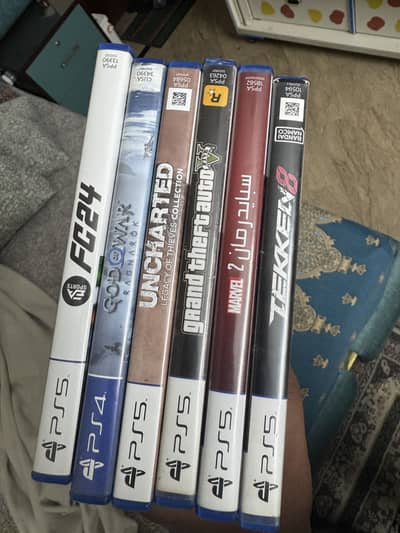 Ps5 disc games in lush condition