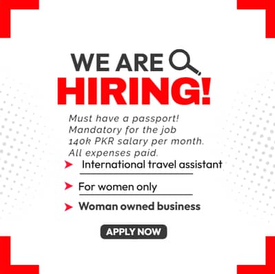 Woman international travel assistant for businesswoman.