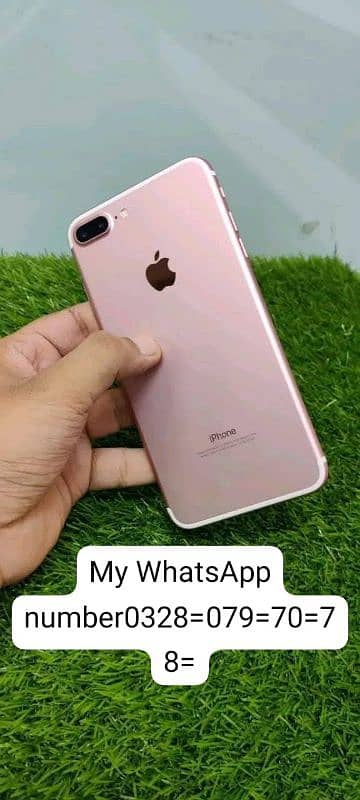 iPhone 7 plus 128 GB 10 by 10 condition no open no repair official