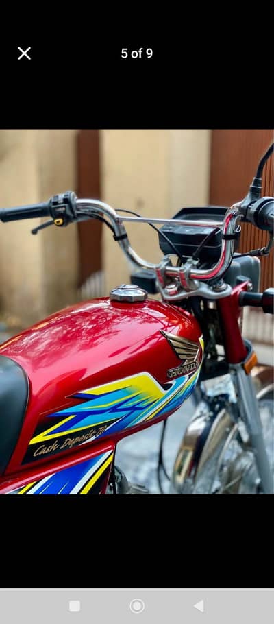 Honda CD 70 Japani, mardan number k dy. CSD se purchased hy. 10/10