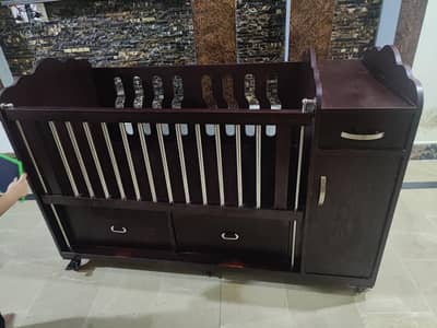Wooden baby cot ,crib,03237133093