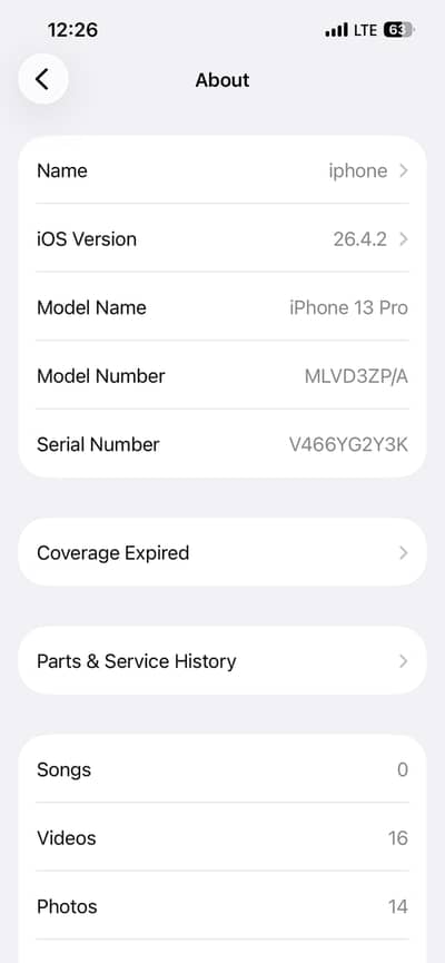 iPhone 13 Pro pta approved all ok battery 77 with box