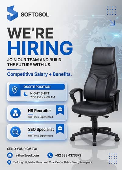 WE’RE HIRING – JOIN OUR TEAM!