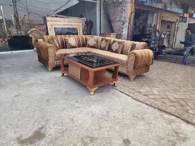 7 Seater L shpe sofa set-Sofa set-Poshish sofa - Sofa for urgent sale