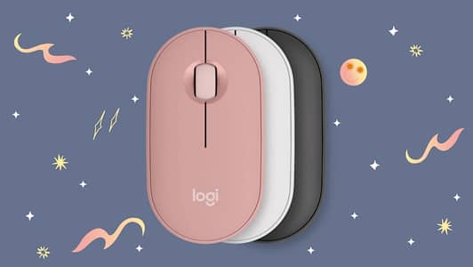 Logitech M350 Pebble Bluetooth Mouse Wireless Mouse - Silent