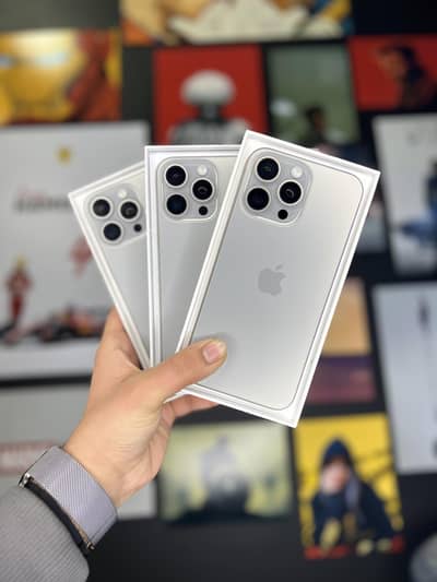 iPhone 15 Pro Max PTA 256-GB 100% HEALTH Stock