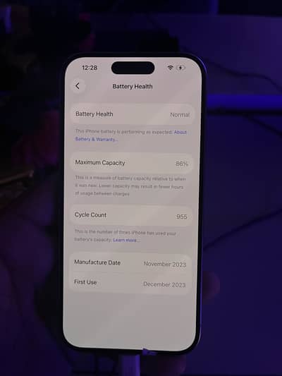 15 pro non 128 simlock LLA