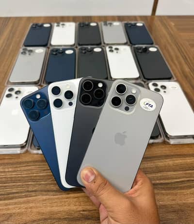 iPhone 15 Pro Max PTA 256-GB 100% HEALTH Stock