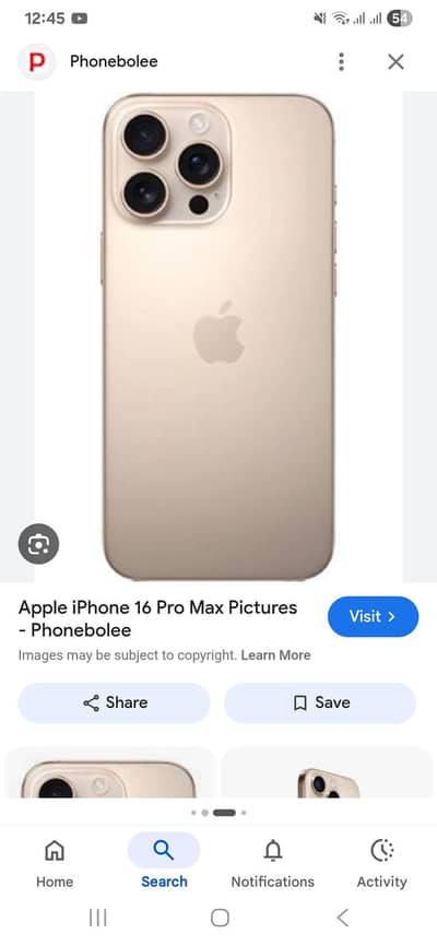 16 pro max just like new phone
