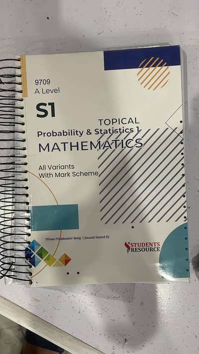 Maths A levels s1 topical (17-25) all varients
