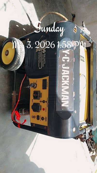 JACKMAN watt to 2800watt maximum generator  10 by 09 condition