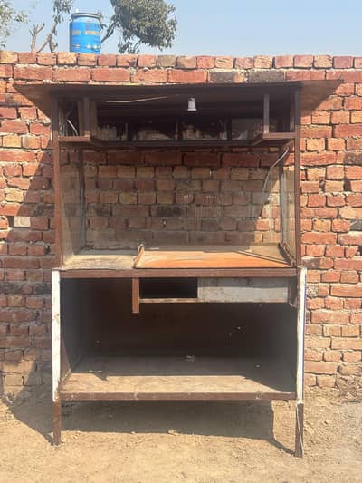 Burgers and shawarma counter for sale.