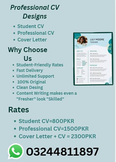 Online Teaching,  Assigment Writing & CV Writing Services Available
