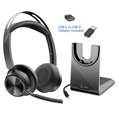 plantronics poly voyager focus 2 wireless headset bluetooth headset