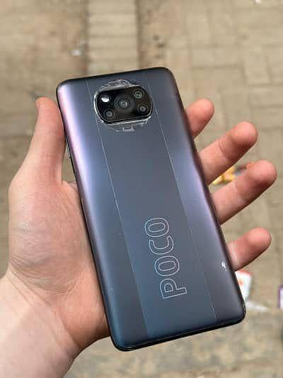 Poco X3 pro good condition ma hy koi fault nhi hy