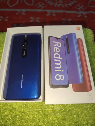 female handed mobile used Redmi 8 official pta approved