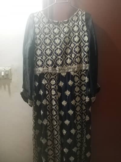 Women's Shirt & Frok For Sale in Black & Red Color (Agha Noor) Brand