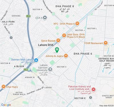 1 KANAL PLOT FOR SALE IN DHA PHASE 6