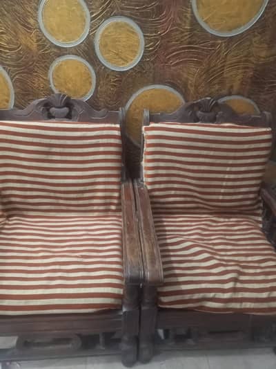 Old furniture solid sofa set
