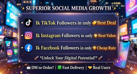 1000 followers whole social media followers  in less prices