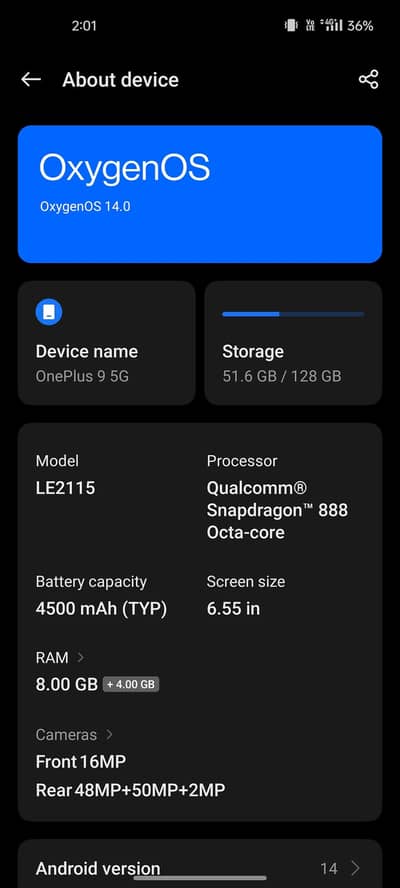 oneplus 9 5g