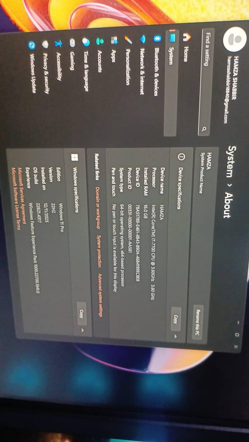 i7 7gen complete built 6