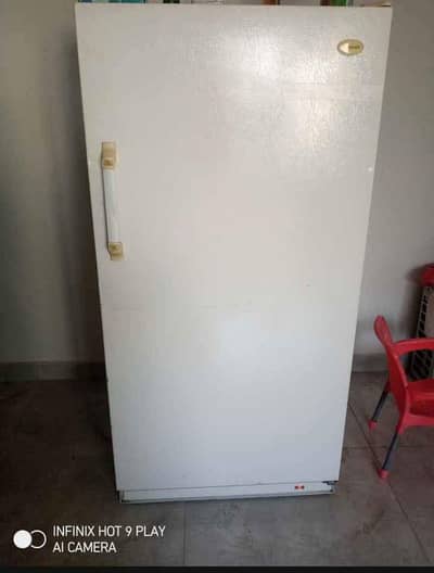Frigidare branded verticle deep freezer import from america