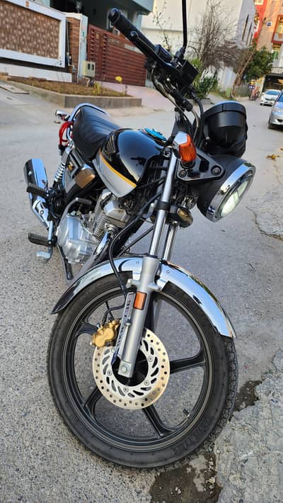 Honda CG 150 Black Edition for Sale 10/10 Islamabad Registered
