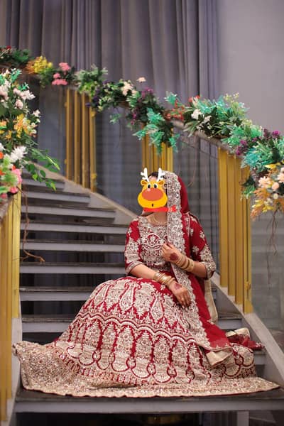 Bridal Lehnga use olny for 3 hours