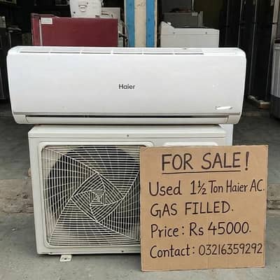 aC ½ton 100% Ok. new condition indoor