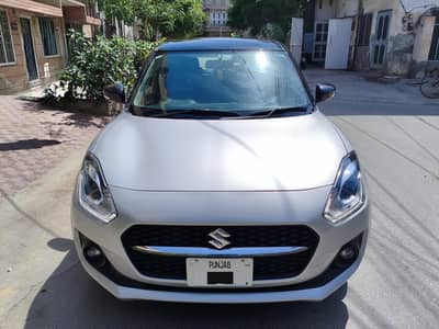 Suzuki Swift GLX Silky Silver/Black Roof