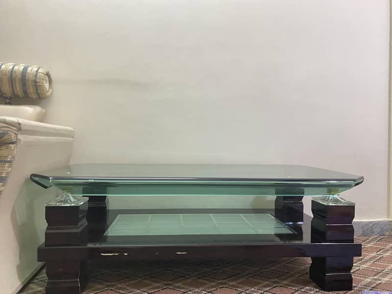 sofa set ( 7 seater) + table 13