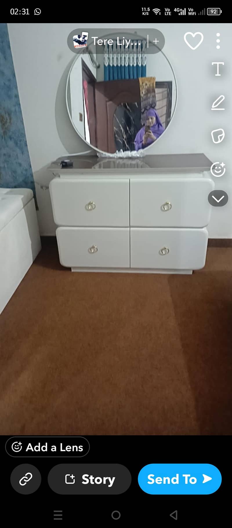 bed dressing side tables 2