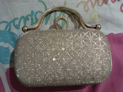 Bride used lucky clutch